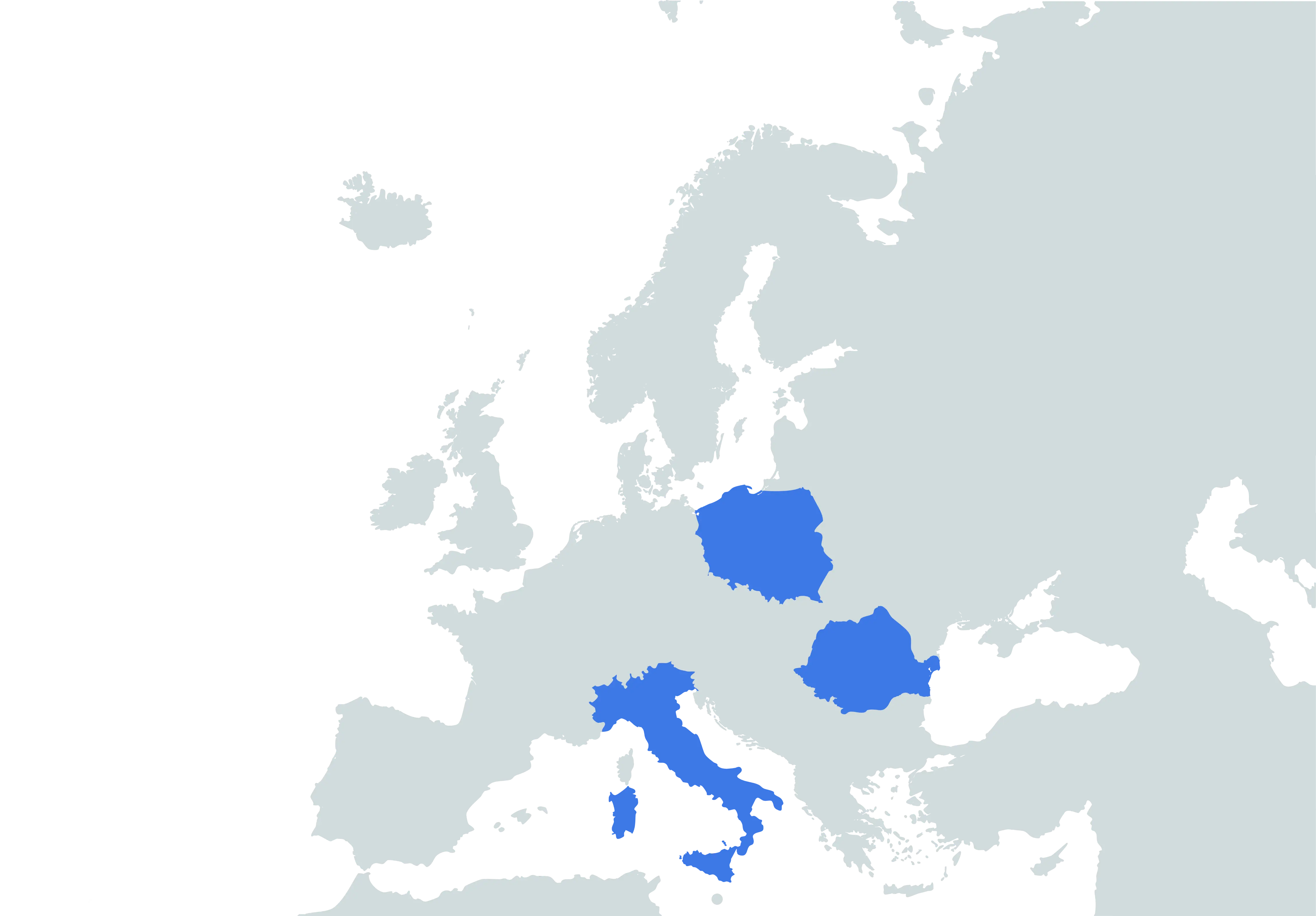 Syma Group locations across Europe